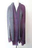 Block purple navy Scarf - Shirdak
