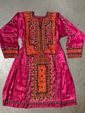 Balochi Dress Red Pink