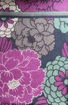 Leaf TD roze / grijze sjaal