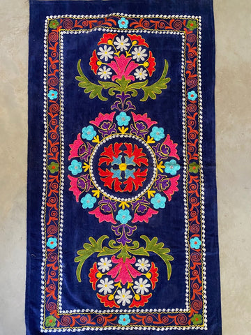 Uzbek suzani blue
