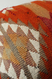 Kilim 40 cm x 40 cm Orange Cushion