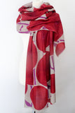 Sun flower TD red purple Scarf