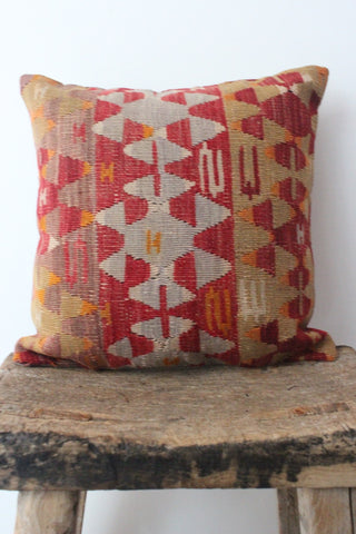 Kilim 40cmx40cm terra cushion