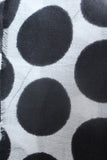 Dot black white Scarf - Shirdak