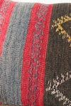 Kilim 40cm x 40cm stripes cushion