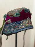 Miao cap blue velvet - Shirdak