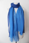 Royal blue  blue Scarf - Shirdak