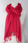 Cashmere Fuchsia Scarf - Shirdak