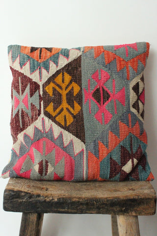 Kilim 50 cm x 50 cm Mexico Cushion