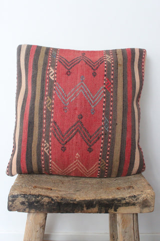 Kilim 50 cm x 50 cm Red Cushion