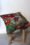 Kilim 60cm x 60cm Rose Cushion