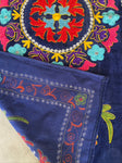 Uzbek suzani blue