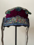 Miao cap blue velvet - Shirdak