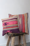 Kilim 45cmx45cm Pastel cushion