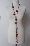 Garland necklace Red