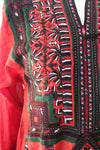 Balochi Dress Stone Red - Shirdak