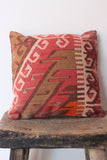 Kilim 40cmx40cm Horn Cushion