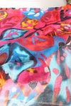 Summer Linnen Flower Scarf