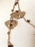 Garland Necklace Brown