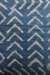 Indigo haringbone 50x50 cushion - Shirdak