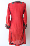 Balochi Dress Stone Red - Shirdak