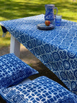 Indigo Circle  45x45 cushion - Shirdak