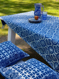 Indigo Circle  45x45 cushion - Shirdak