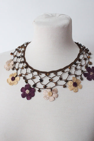 Necklace brown tiger eye
