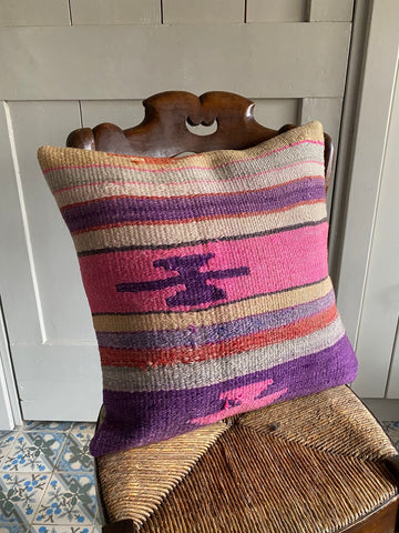 Kilim 45cmx45cm Pastel cushion