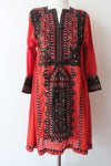 Balochi Dress Stone Red - Shirdak