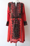 Balochi Dress Stone Red - Shirdak