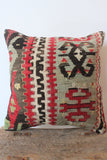 Kilim 40cmx40cm Winterblue Cushion - Shirdak