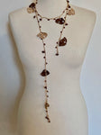 Garland Necklace Brown