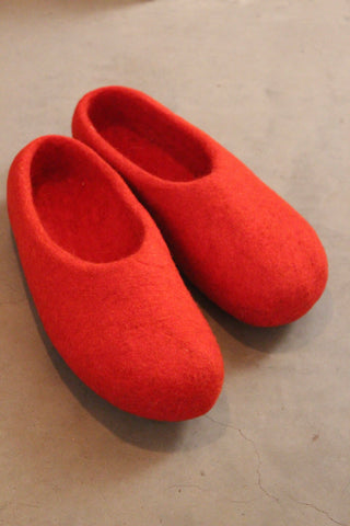 Slippers Red round nose size 37 - Shirdak