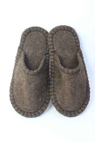 Slippers Brown size 38 - Shirdak