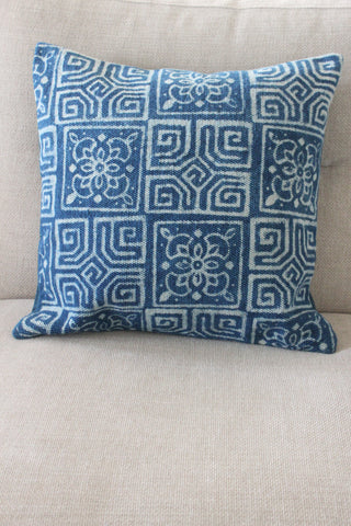 Indigo Tile 50x50 cushion - Shirdak